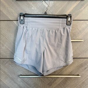 Lululemon Athletica Light Gray Athletic Shorts